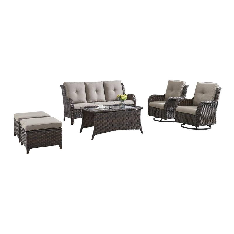 2 Piece Outdoor Ottoman Wicker Patio Ottomans On Sale Bed Bath