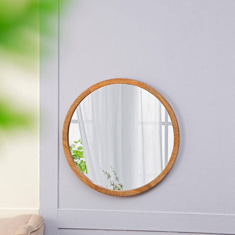 Round wall mirror for living room