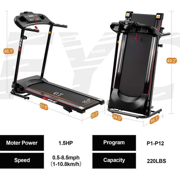 Folding Treadmills for Home with Bluetooth and Incline Bed Bath