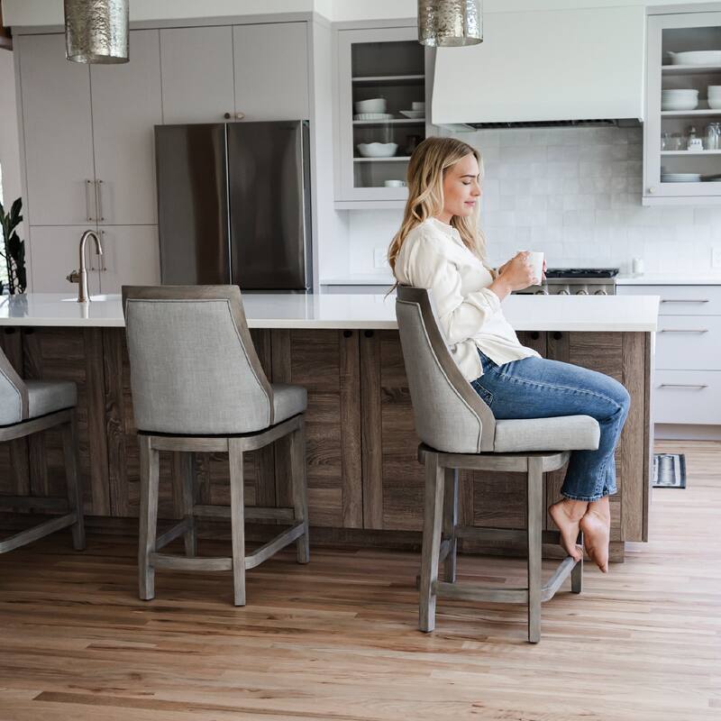 Maven Lane Vienna Swivel Kitchen Stool