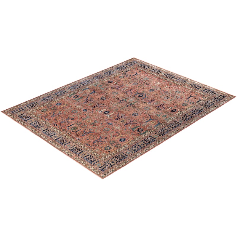 Serapi One-of-a-Kind Hand-Knotted Area Rug - Pink - 9' 1" x 11' 11"