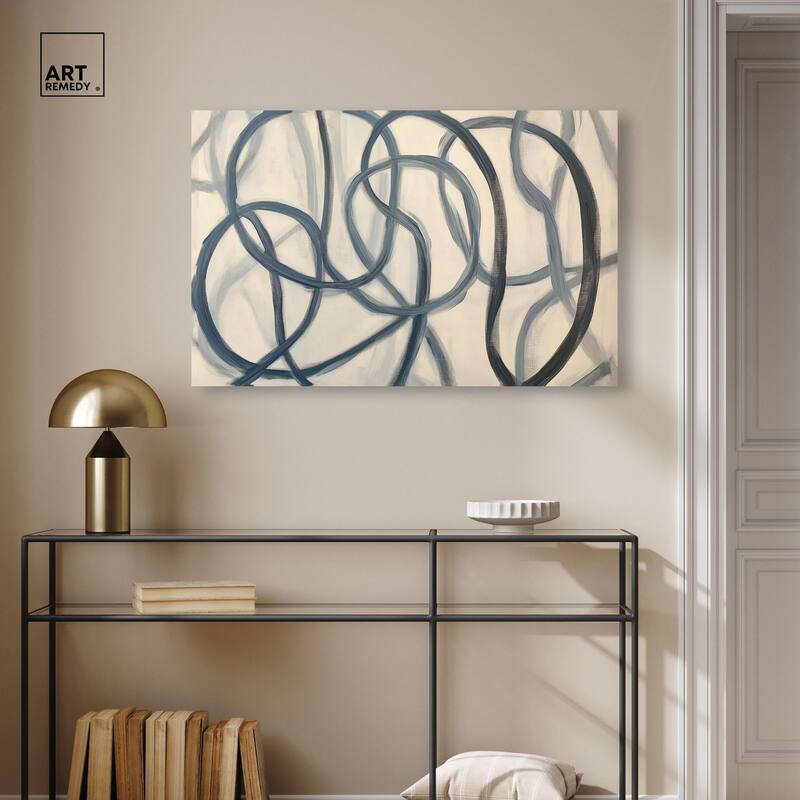 Eternal Loop I Canvas by Art Remedy, Gallery Wrapped