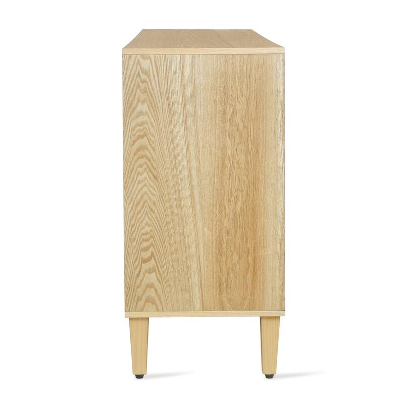 Christopher Knight Home - Elias 59.8" Sideboard with Solid Wood Legs and Ample Storage