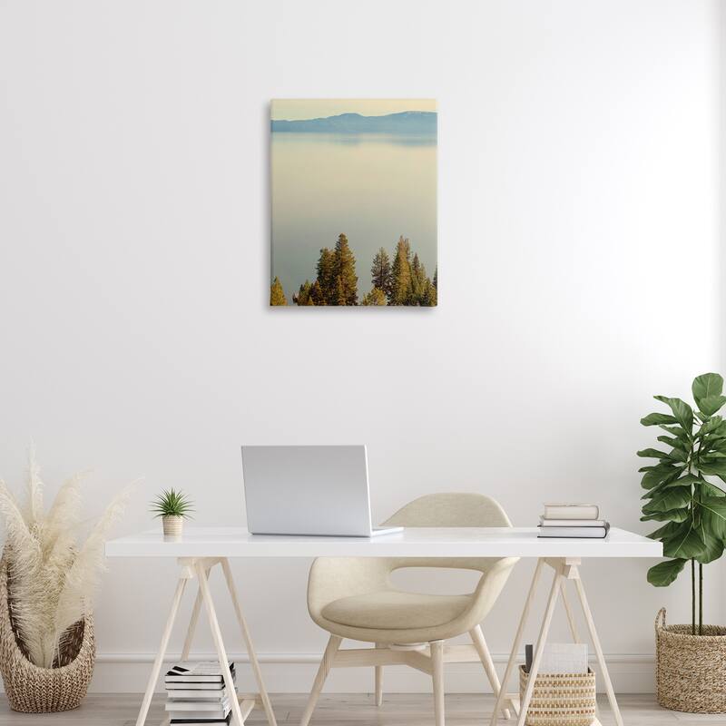Stupell Pure Bliss Lake View Canvas Wall Art Design By Gemma Bardot