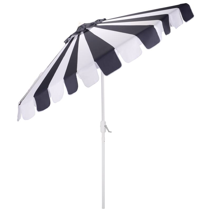 SAFAVIEH Outdoor Living Meze 9ft Crank Umbrella