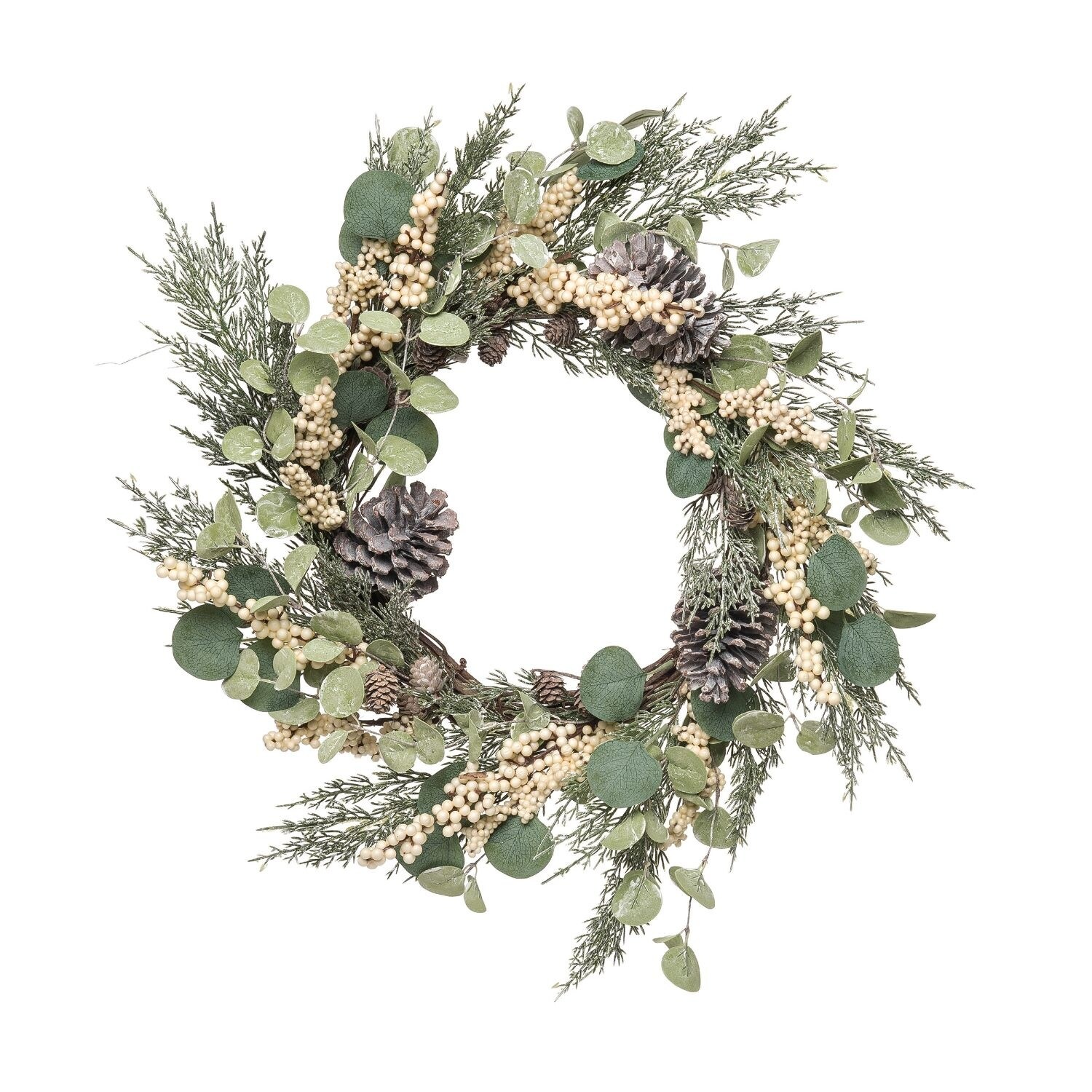 Shop Frosted Pine Eucalyptus Wreath