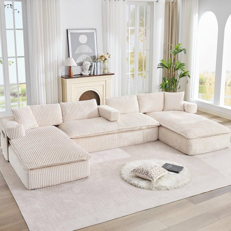 149" Oversized Sectional Couches U Shaped Modular sofa