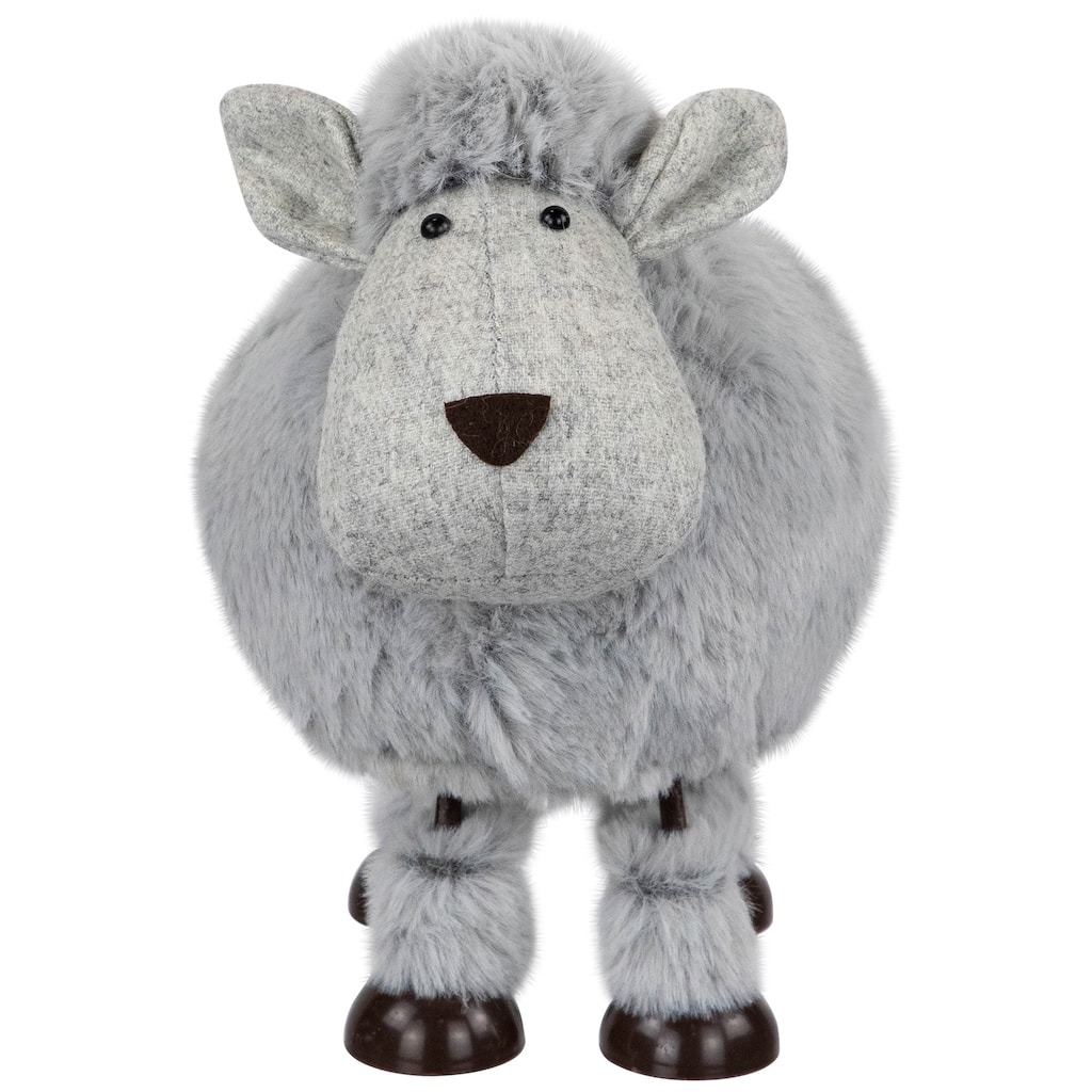 Bouncing Sheep Plush Easter Figure - 7.5" - Gray