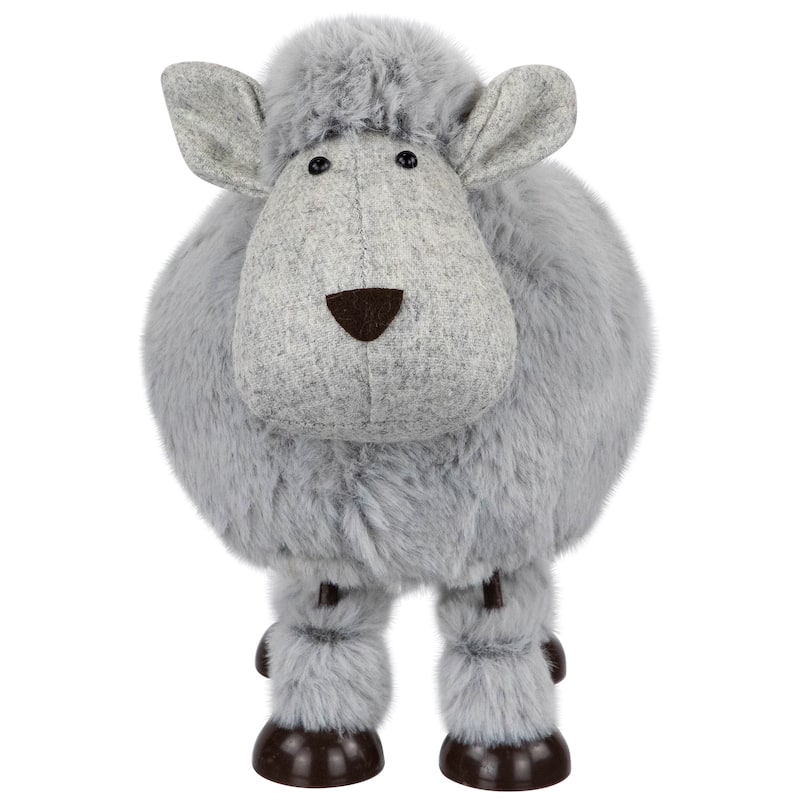Bouncing Sheep Table Top Easter Figure - Grey