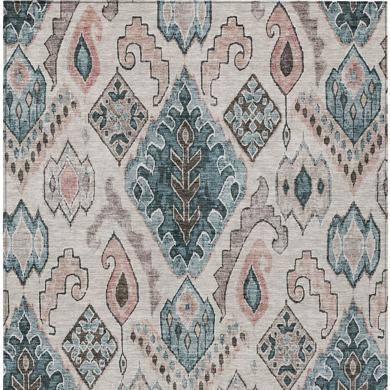 HomeRoots Moroccan Transitional Rectangle Outdoor Rug