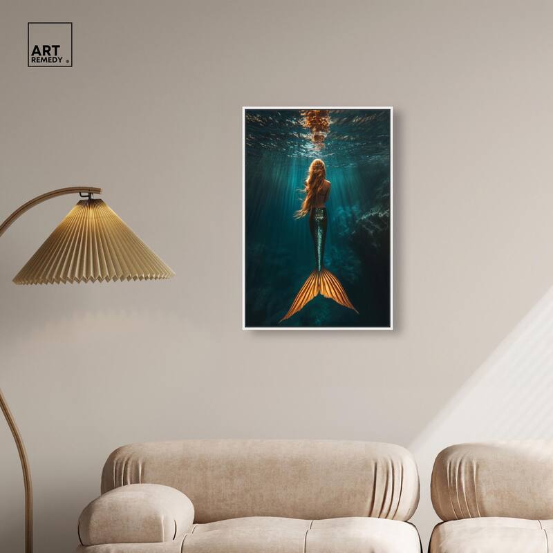 Mermaid Day Canvas by Art Remedy