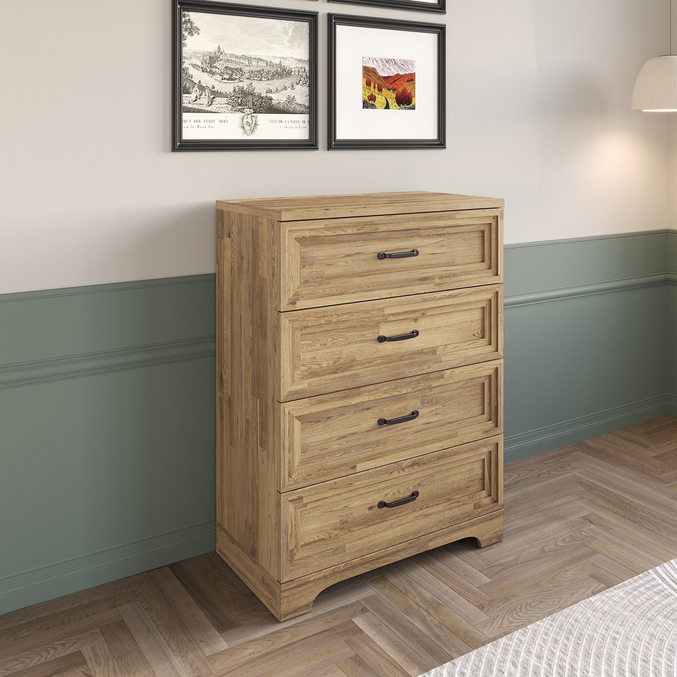 CraftPorch Vintage 4-Drawers Chest - Overstock - 42741901
