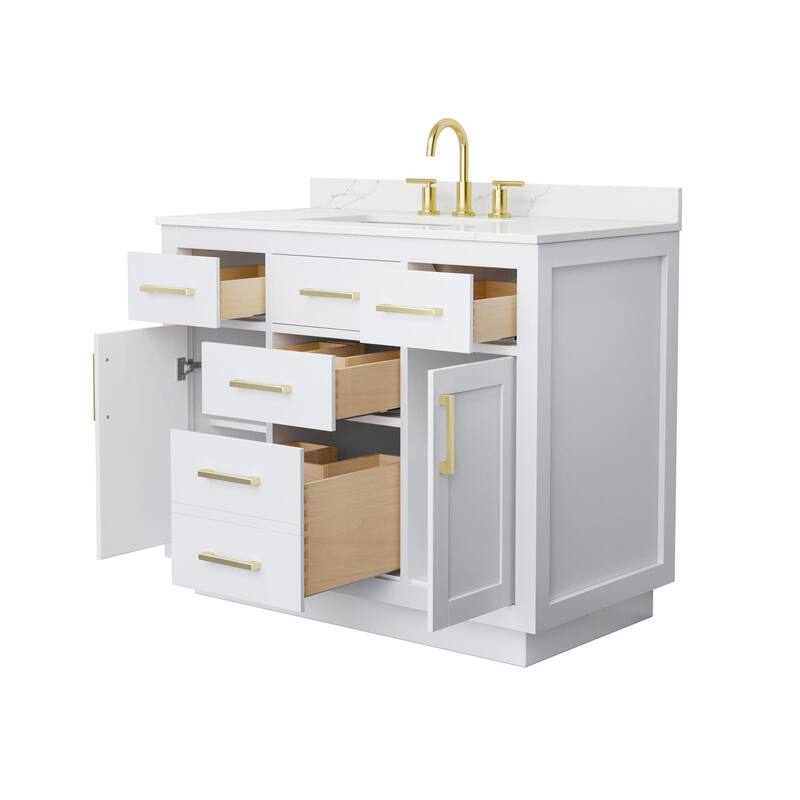 Wyndham Collection WCG262642S-QTZ-US3MXX Beckett TK 42" Free Standing