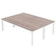 preview thumbnail 4 of 65, 6.5FT Conference Meeting Seminar Business Table Set for 8-12 Person (Set of 2)