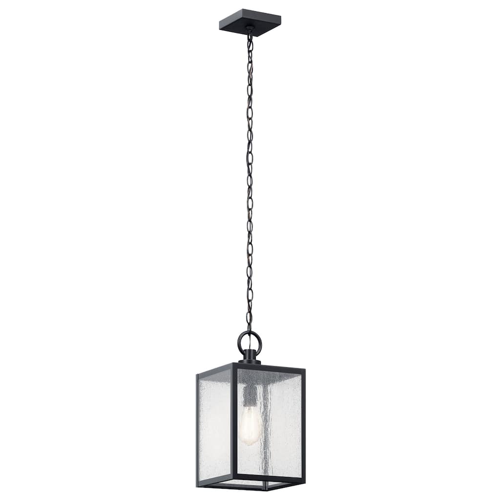 Kichler Lighting Lahden 1-Light Textured Black Outdoor Convertible Pendant Light - 17.25