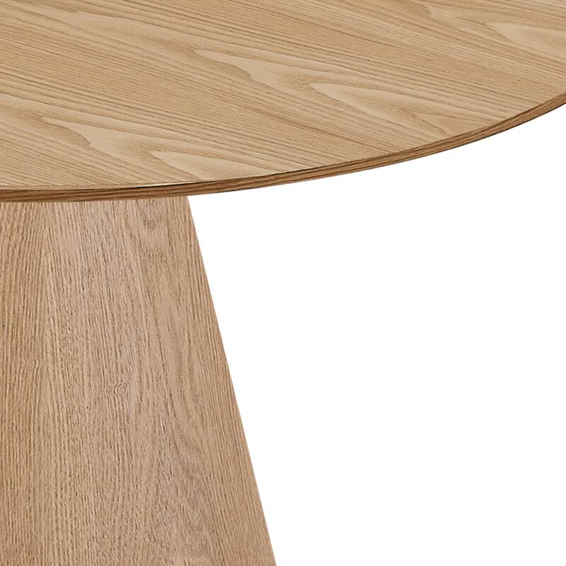 45.27" Wood Round Dining Table,Hardwood Solids Construction