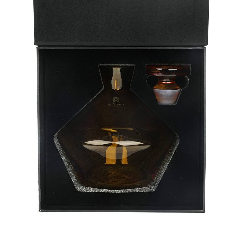 Bruno Magli Whiskey Decanter with Stopper - 49 oz