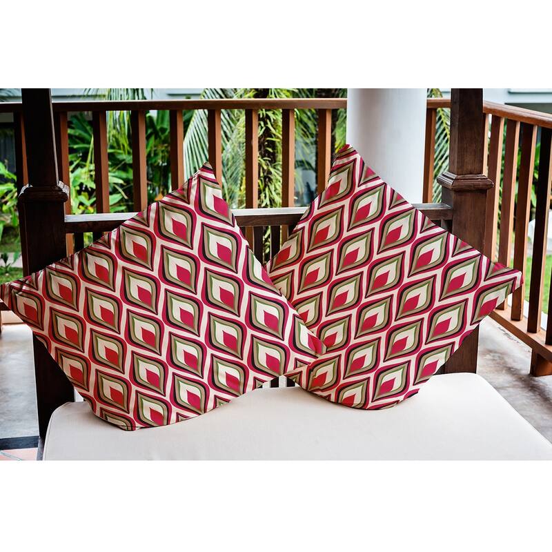 Feathers Indoor/Outdoor Throw Pillow