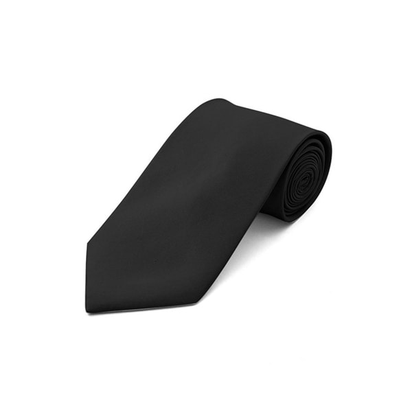 Men's Classic Solid Color Polyester Neck Tie