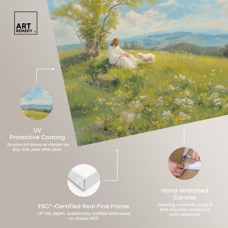 Pastoral Peace I Canvas by Art Remedy, Gallery Wrapped