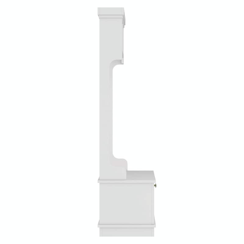 Hall Tree with Storage Shoe Bench for Entryway - 4-in-1 Coat Rack Design with Hooks