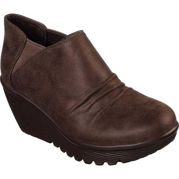 skechers wedge ankle boots