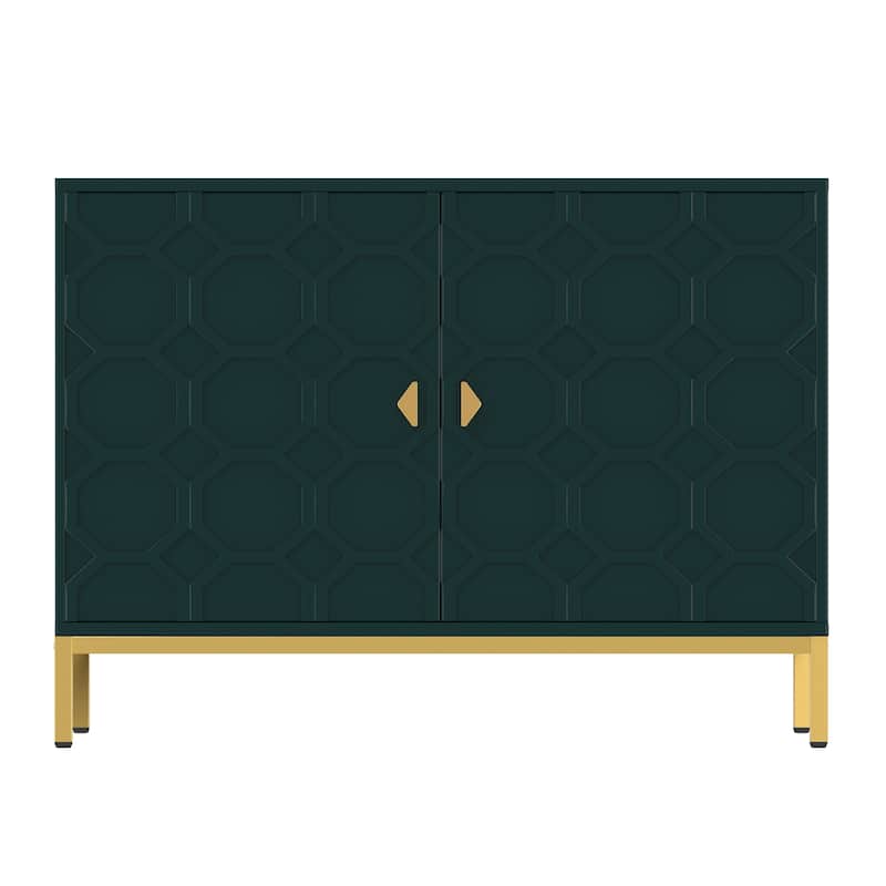 Clihome 40-inch Two Door Glossy Media Storage Cabinet/Buffet