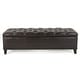 preview thumbnail 9 of 12, Ottilie Contemporary Button-Tufted Storage Ottoman Bench by Christopher Knight Home
