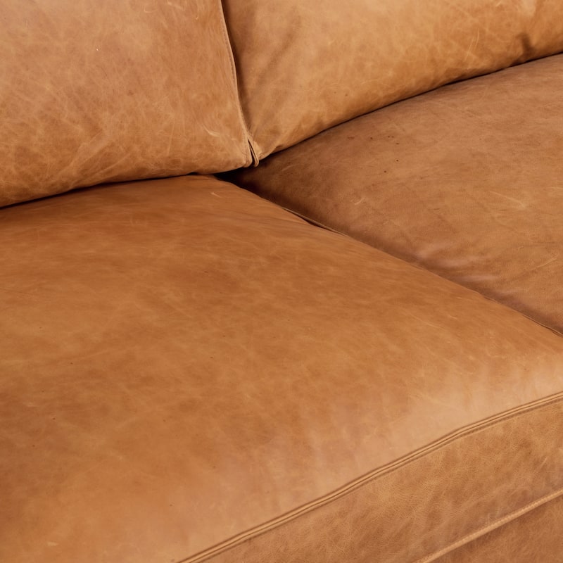Poly & Bark Mateo 82.5" Sofa - Full Grain Genuine Italian Leather
