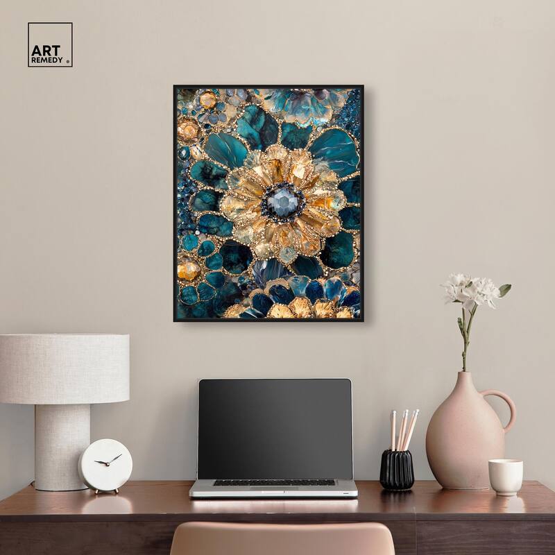 Opulent Geode IV Canvas by Art Remedy