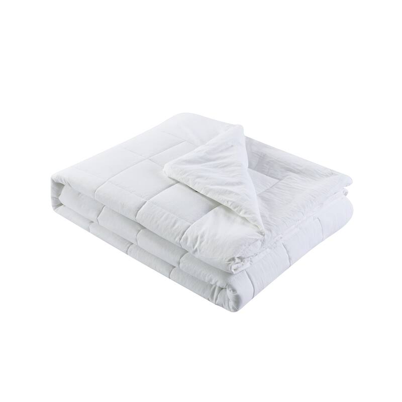 Messy Bed Solid Color Soft Washed Cotton Bed Blanket
