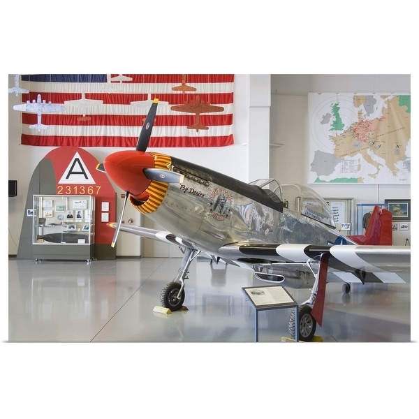 "Fighter plane at the Commemorative Air Force" Poster Print