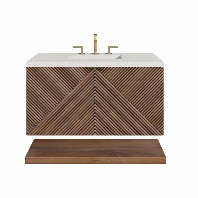 James Martin Vanities D200-V36-3LDL Marcello 36" Single Basin Wood - Chestnut - Wood Finish
