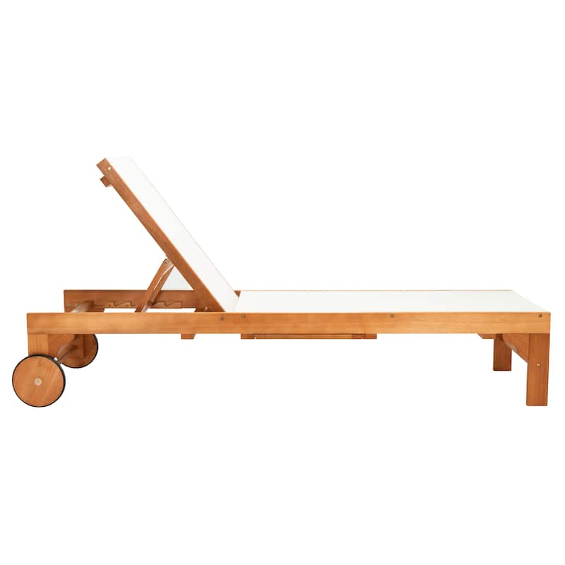 SAFAVIEH Outdoor Liubomira Sunlounger - 25Wx81Dx39H