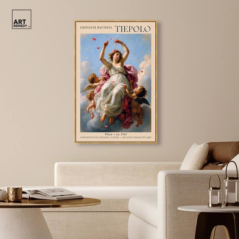 Flora in the Venetian Sky Canvas by Art Remedy