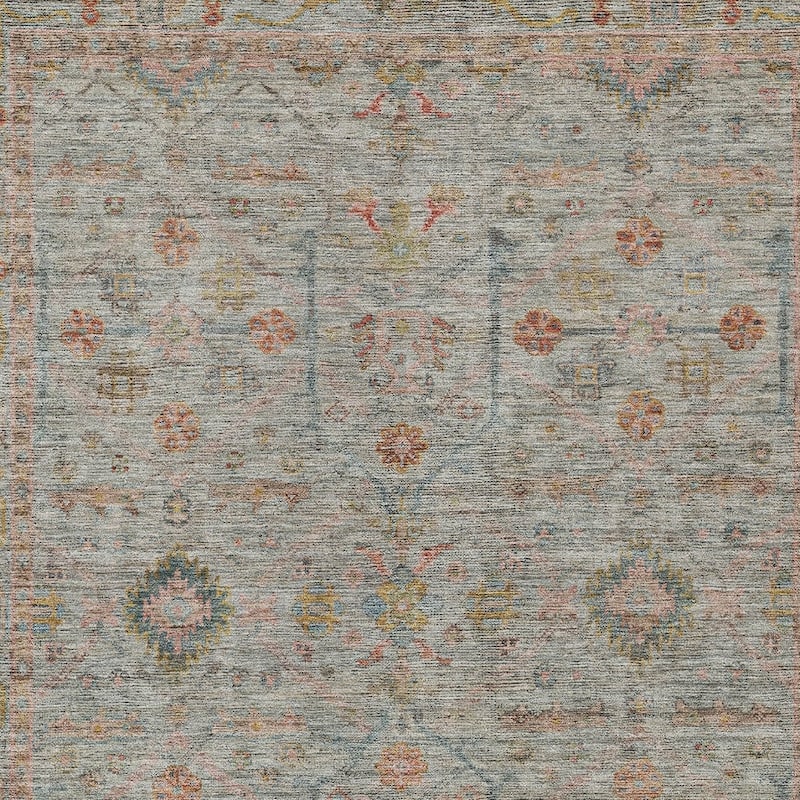 HomeRoots Floral Traditional Rectangle Outdoor Rug