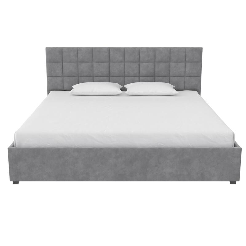 CosmoLiving Serena Upholstered Bed with Drawers