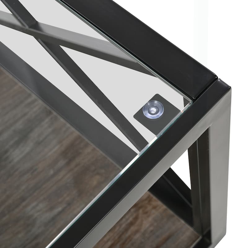 Chic Industrial-Style Coffee Table for Various Rooms