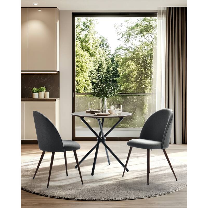 Homy Casa Modern Upholstered Dining Chair with Comfortable Backrest