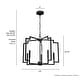 preview thumbnail 9 of 13, Hunter 24" Modern 5 Light Medium Chandelier