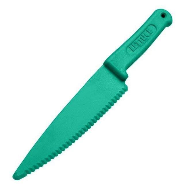 Norpro 11" Lettuce Knife - Use On Cabbage Cheese Bagels Tomatoes Bakeware & More - Blue