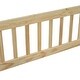 preview thumbnail 16 of 25, Kids Furniture Twin Size Wood House-Shaped Floor Bed Kids Bed with Fence and Guardrails, Grey