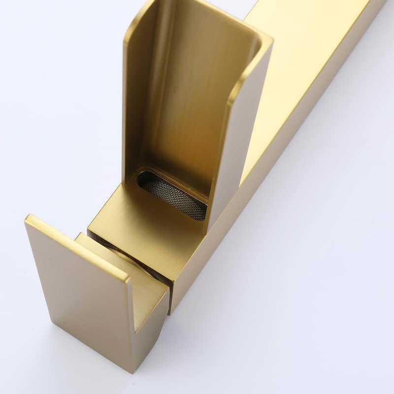 Single Handle Single Hole Bathroom Vessel Waterfall Faucet With Deckplate Included