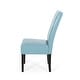preview thumbnail 19 of 30, Pertica Upholstered T-Stitch Dining Chairs (Set of 2) by Christopher Knight Home