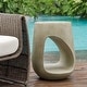 preview thumbnail 3 of 5, Uttermost Lithos Gray Outdoor Accent Table