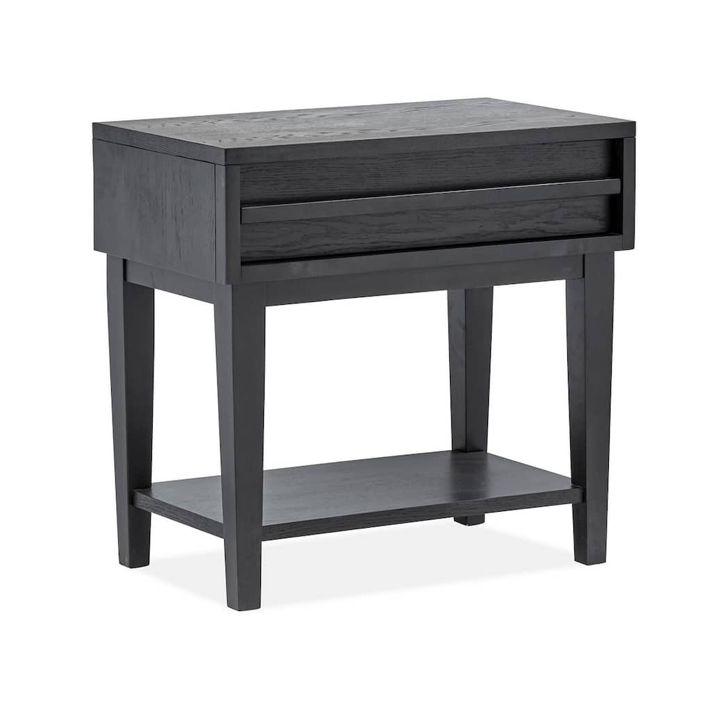 Magnussen Home Lindon Belgian Wheat and Coffee Bean Open Nightstand
