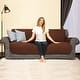 Slipcover Accessories that Match Subrtex 3-Piece Stretch Armchair Slipcover Sets with 1 Backrest Cushion Covers and 1 Seat Cushion Covers