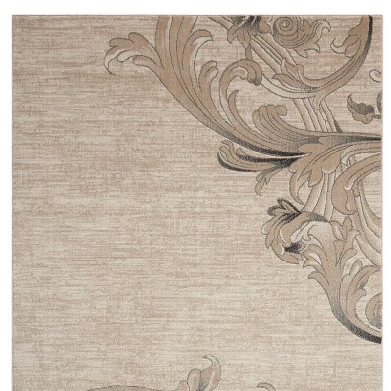 Power Loomed Non Skid Stain Resistant Area Rug - 87' X '63' X '0.5