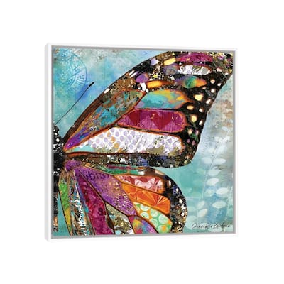 iCanvas "Woodland Dream Butterfly Wing 24x24" by Jennifer Lambein Framed Canvas Print