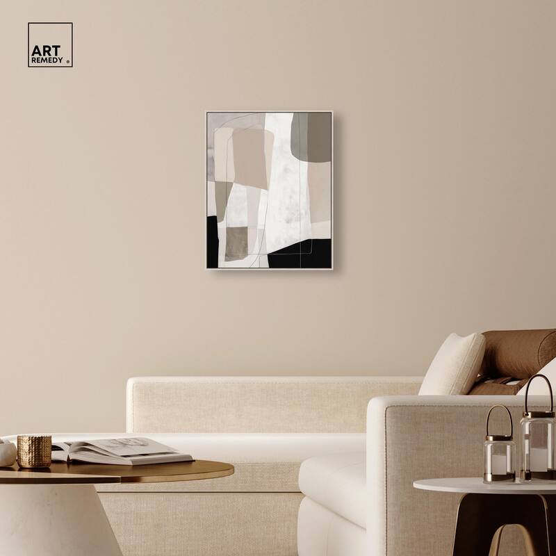 Neutral Forms II Canvas by Art Remedy